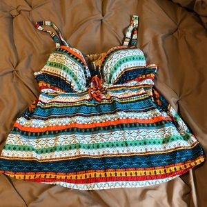 Woman’s tankini and bottoms